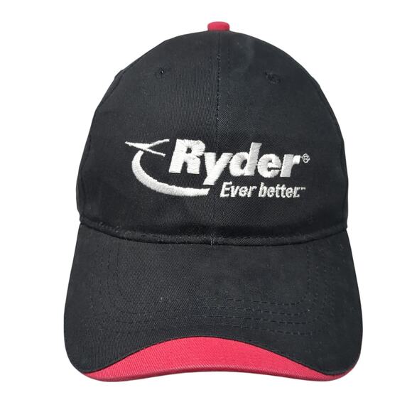Ryder Ever Better Strapback Baseball Cap Black One Size Adjustable Hit Wear - Picture 1 of 9